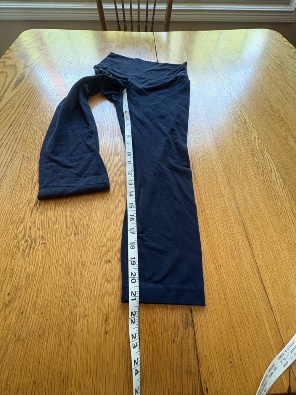 Lululemon Align Crops Midnight Navy Size 6 - Picture 7 of 12